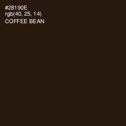#28190E - Coffee Bean Color Image